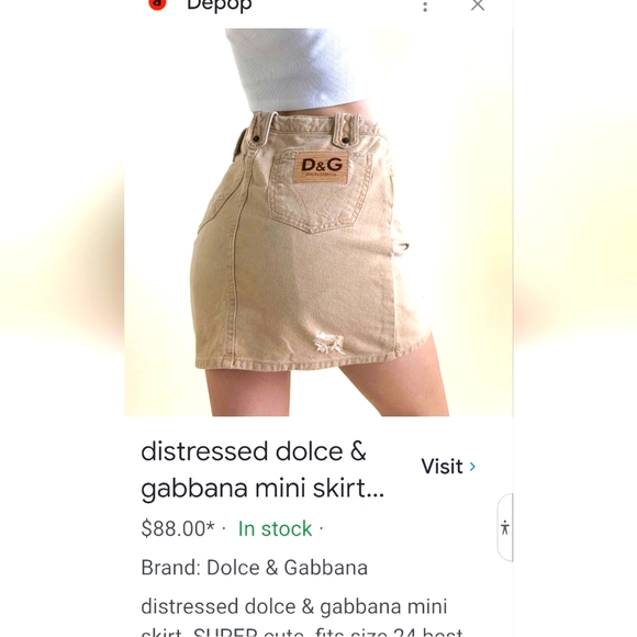 Dolce & Gabbana mini skirt - Picture 4 of 4